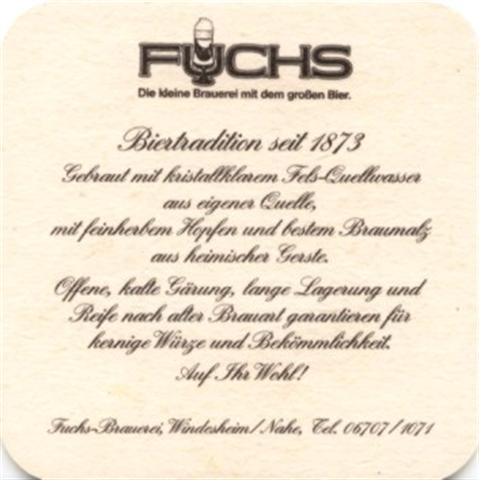 windesheim kh-rp prs fuchs quad 1b (180-biertradition seit 1873-schwarz) 